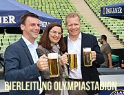 Bierleitung für Konzertbesucher im Olympiastadion München vorgestellt   (©Foto: Martin Schmitz)